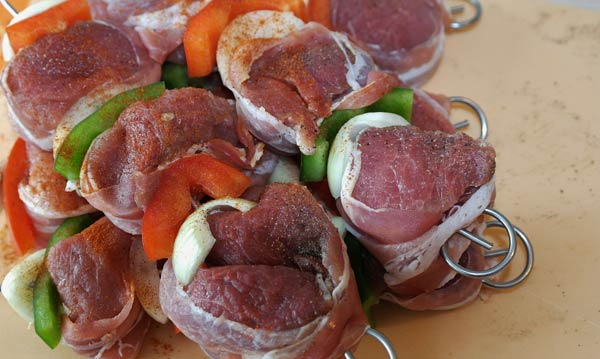 brochette de boeuf français